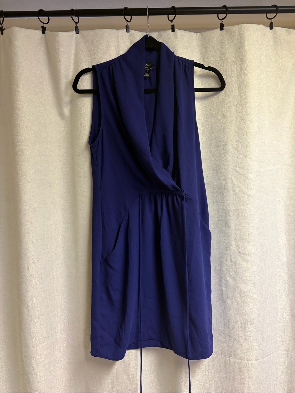 le chateau Sleeveless Dress in Cobalt Blue